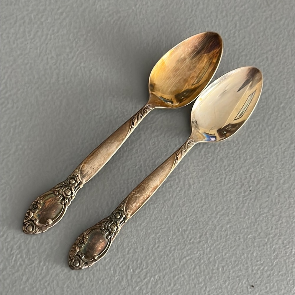 Replacement Oneida Community “Ballad” Teaspoons – Set of 2 Silverplate (1953)